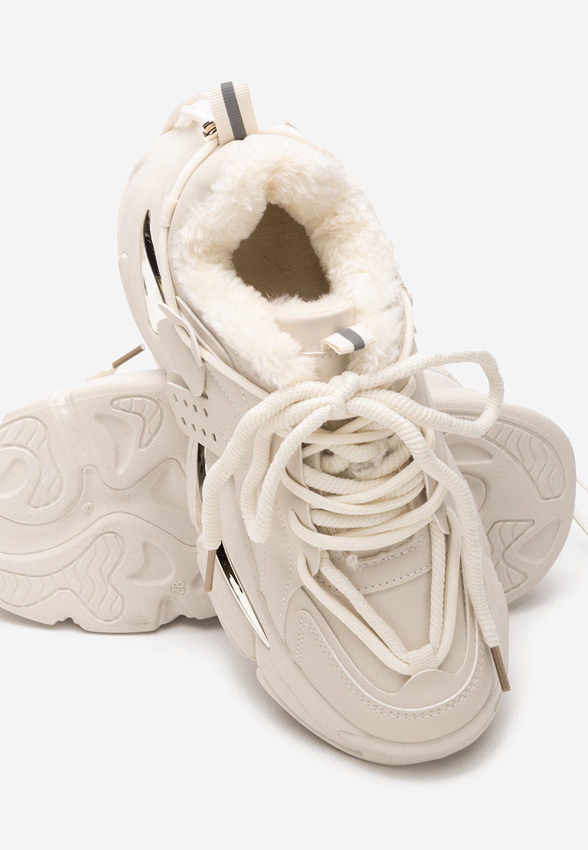 Sneakers donna invernali Kabani beige