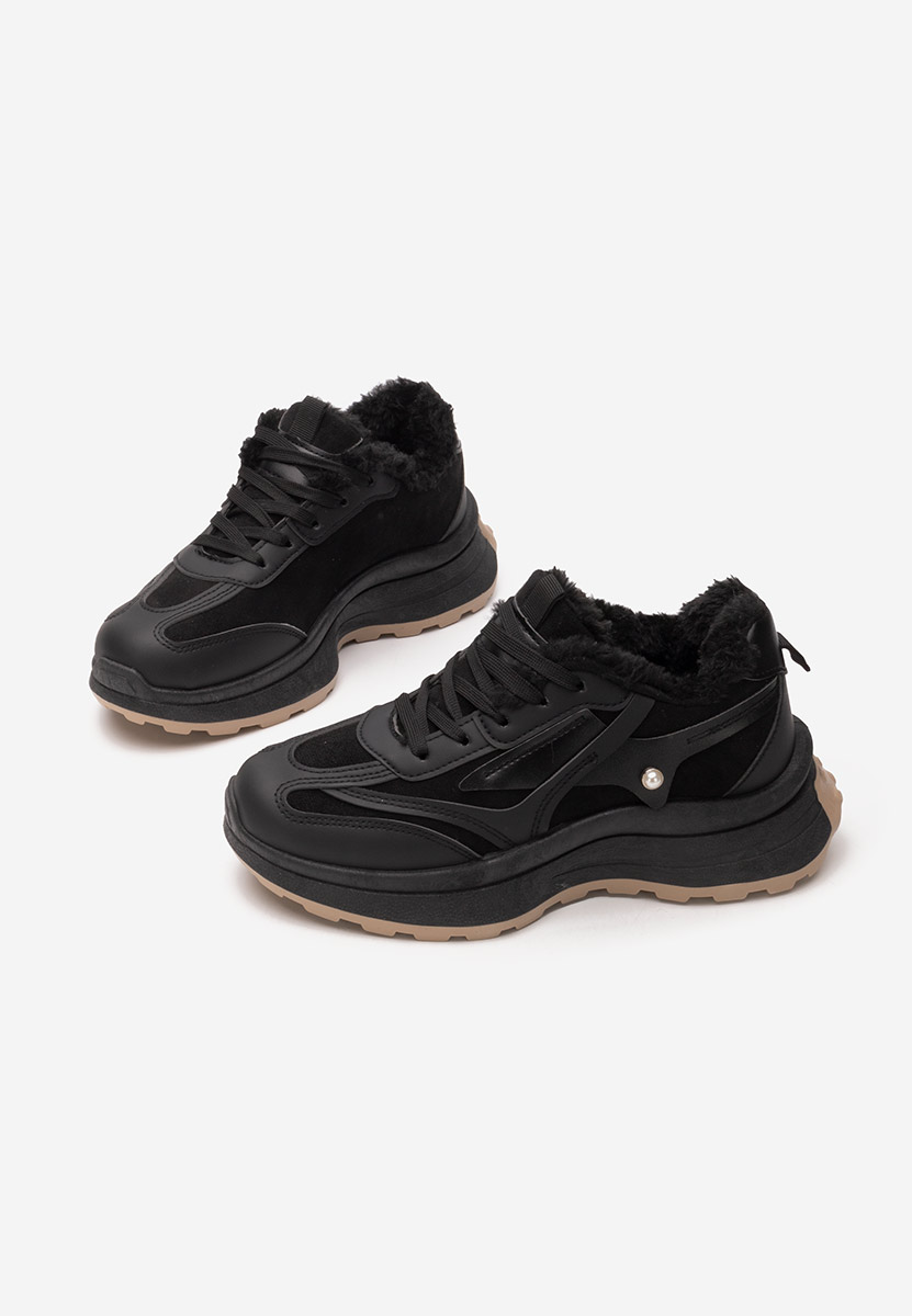 Sneakers donna invernali Elliza nero