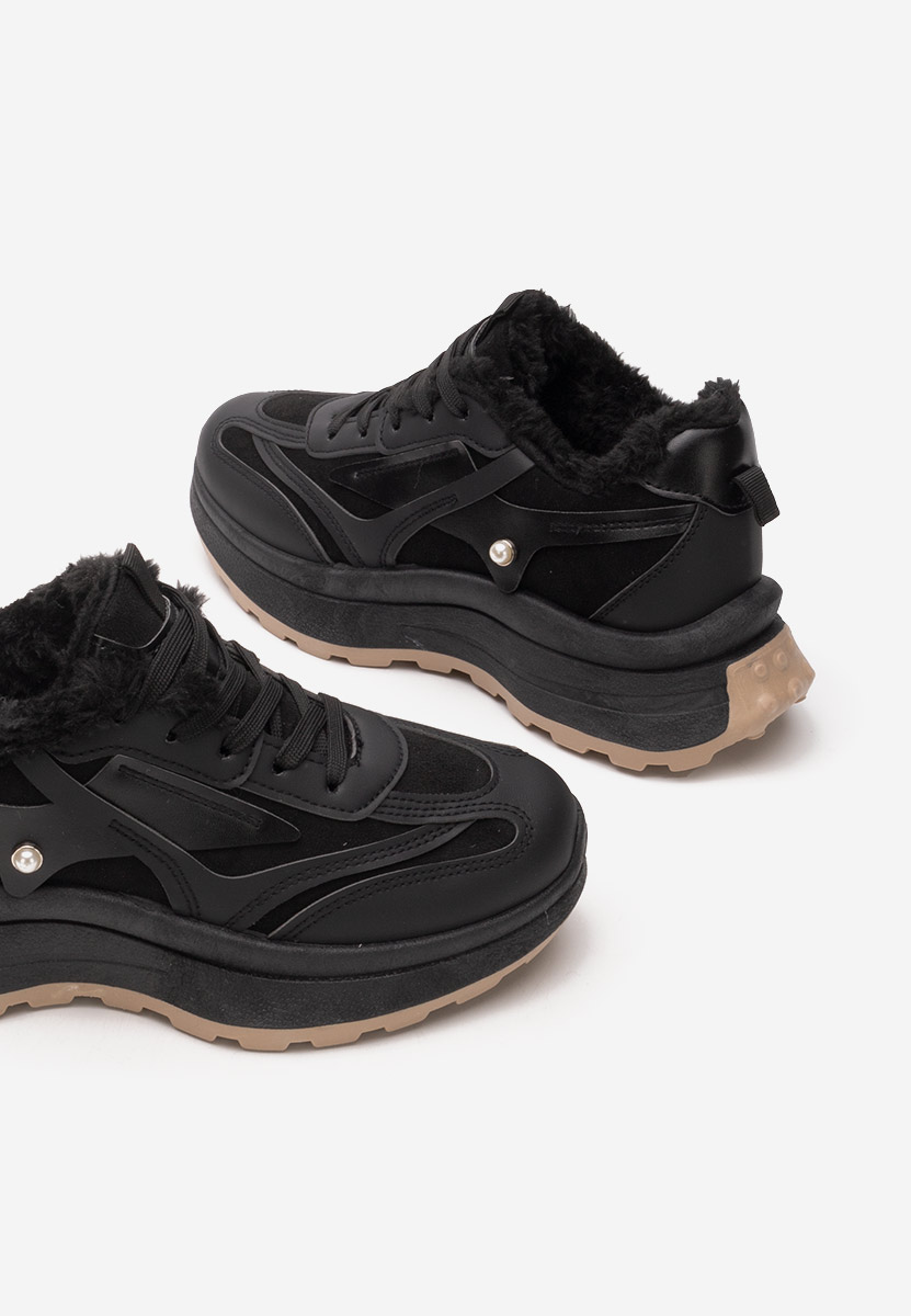 Sneakers donna invernali Elliza nero