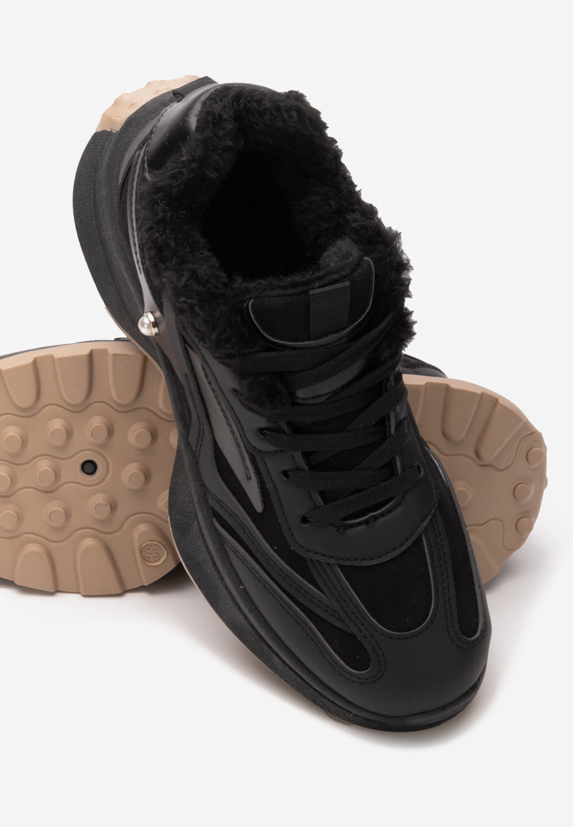 Sneakers donna invernali Elliza nero