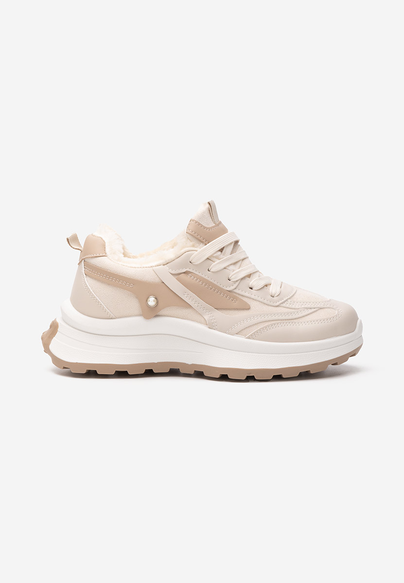 Sneakers donna invernali Elliza beige