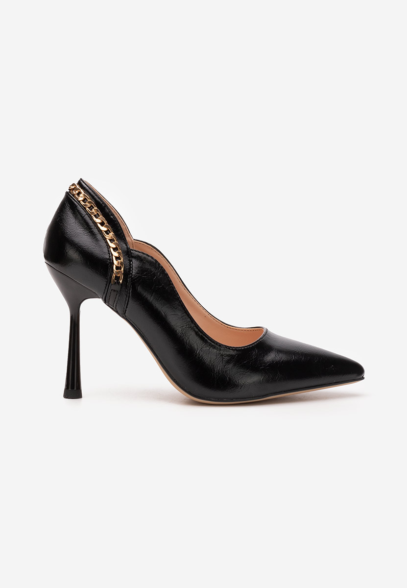 Décolleté tacco a spillo Majory nero