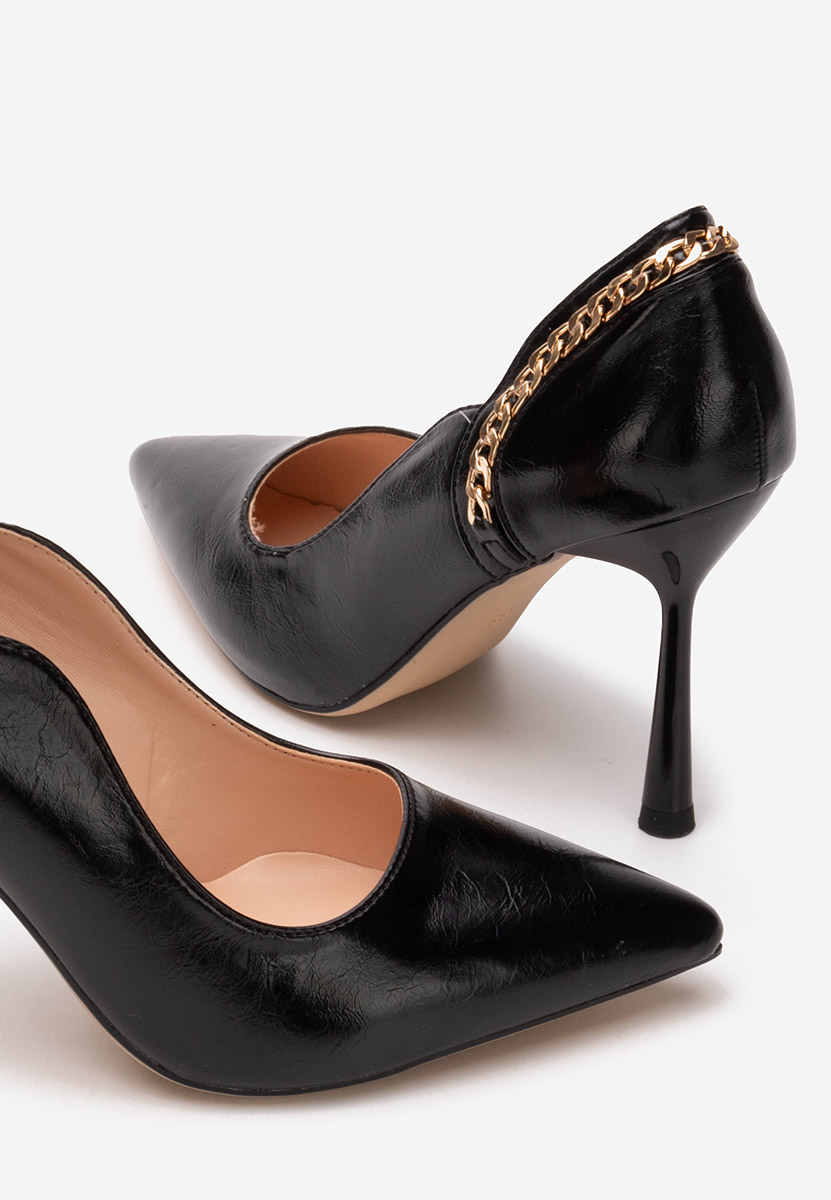 Décolleté tacco a spillo Majory nero