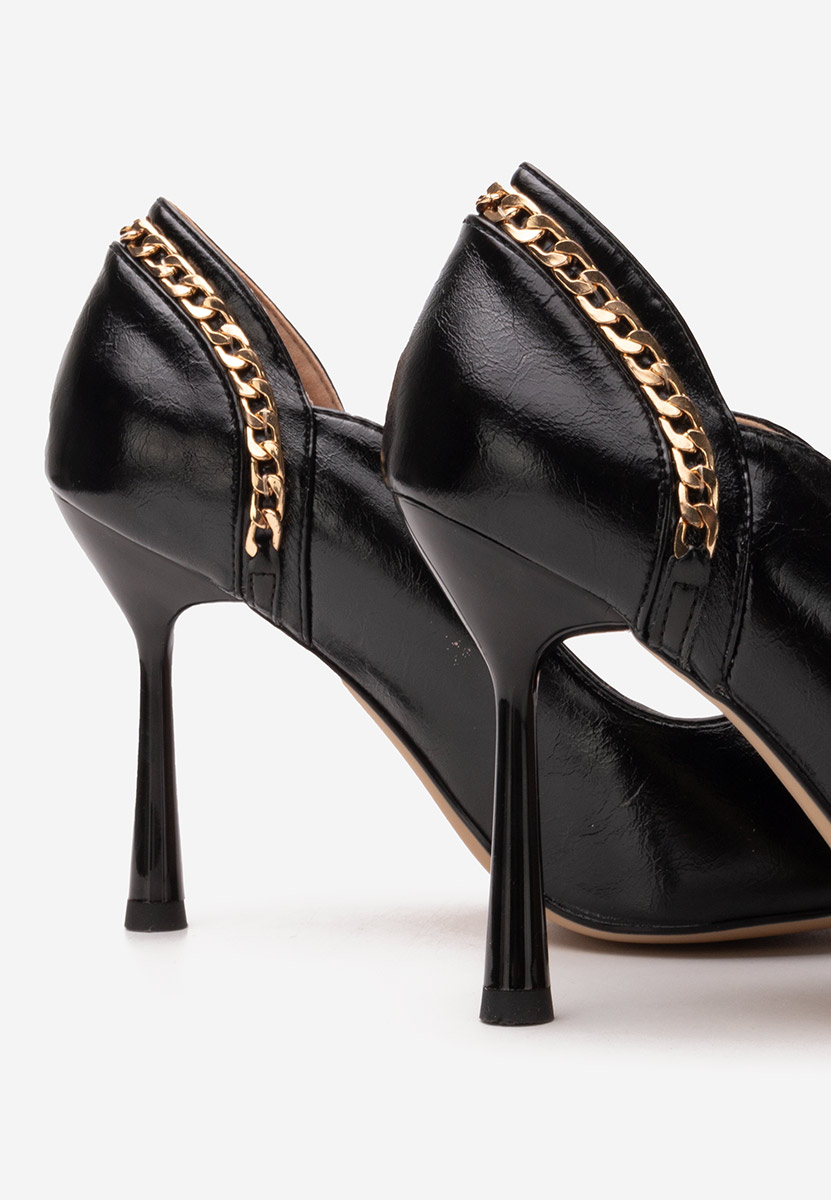 Décolleté tacco a spillo Majory nero