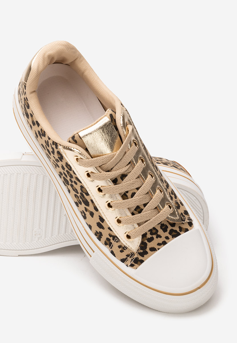 Scarpe da ginnastica con piattaforma Lorraine leopardi