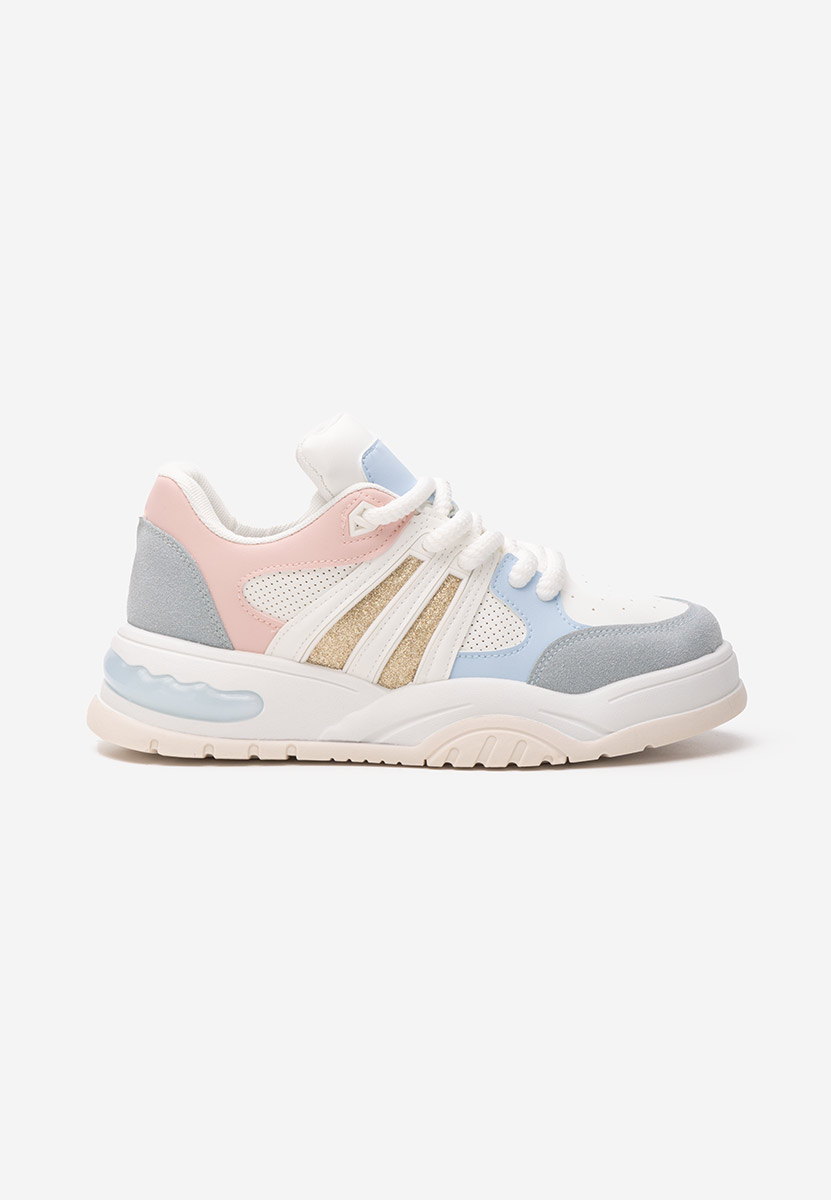 Sneakers con zeppa Marline blu