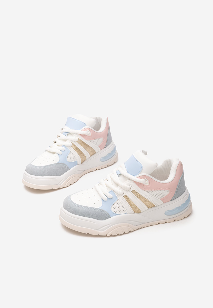 Sneakers con zeppa Marline blu