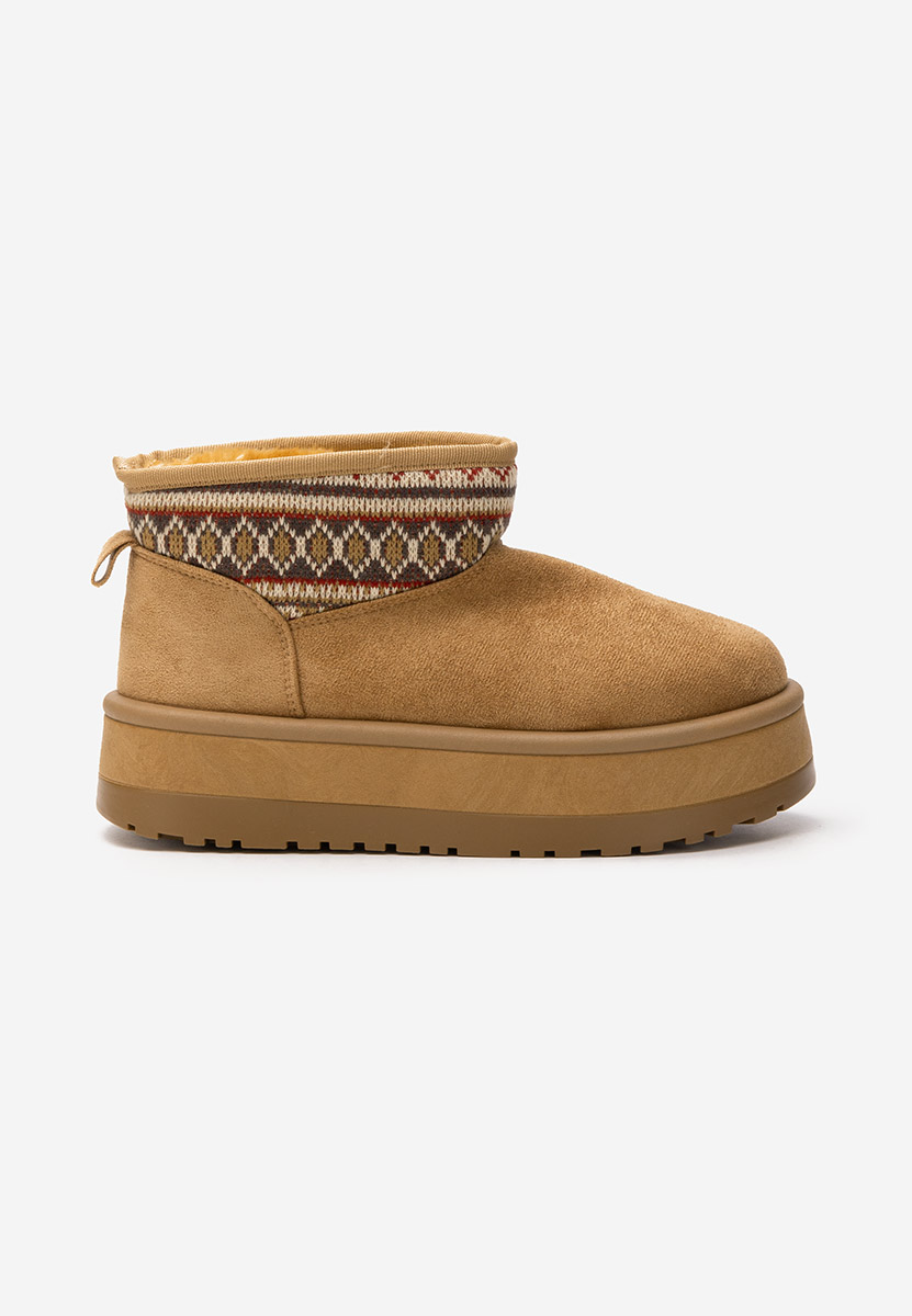 Stivaletti invernali donna Rakelle camel