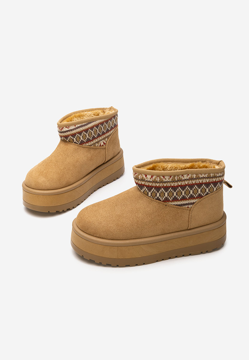 Stivaletti invernali donna Rakelle camel