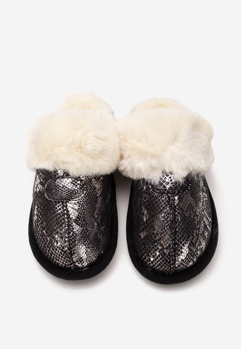 Pantofola donna invernale Ashely nero