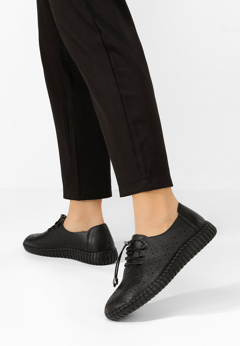 Scarpe basse donna Emaly nero