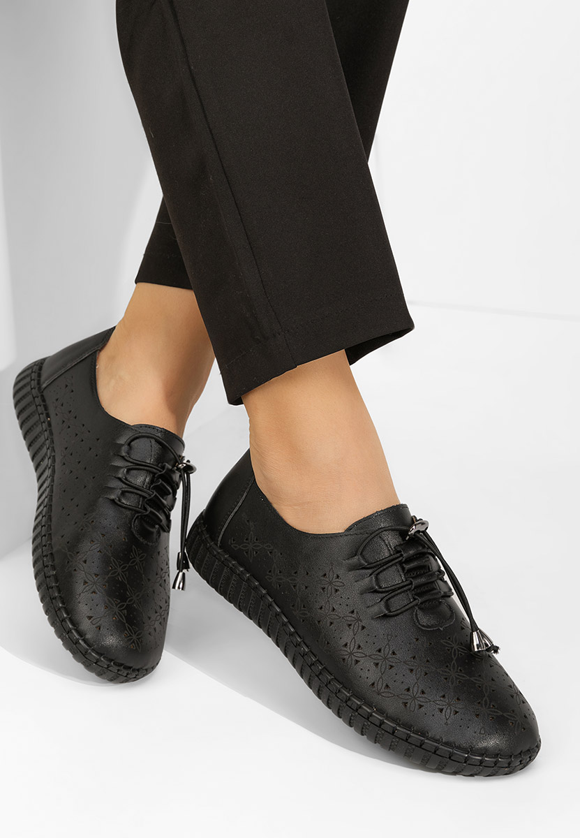Scarpe basse donna Emaly nero