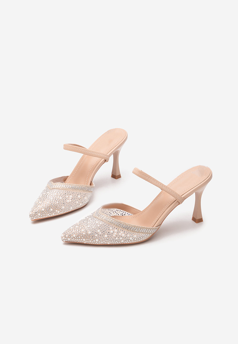 Décolleté tacco a spillo Rosalya beige