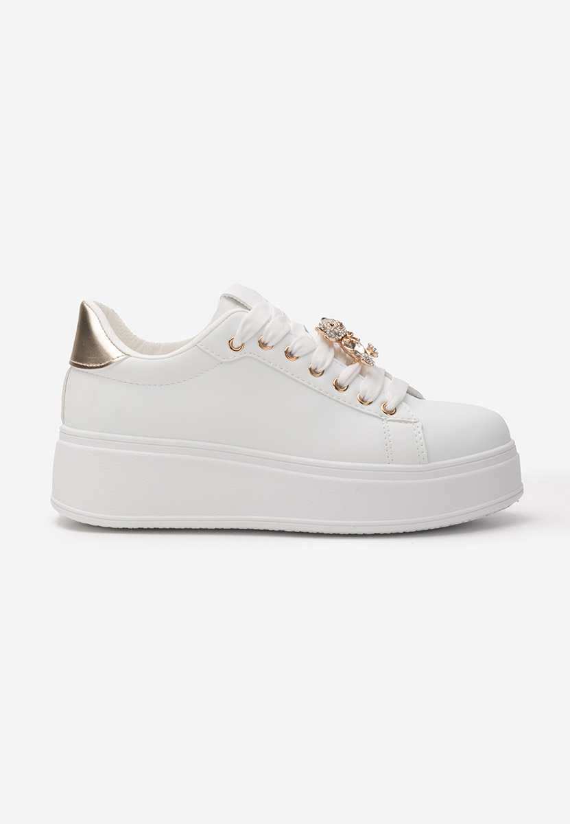 Sneakers con plateau Ralia bianchi