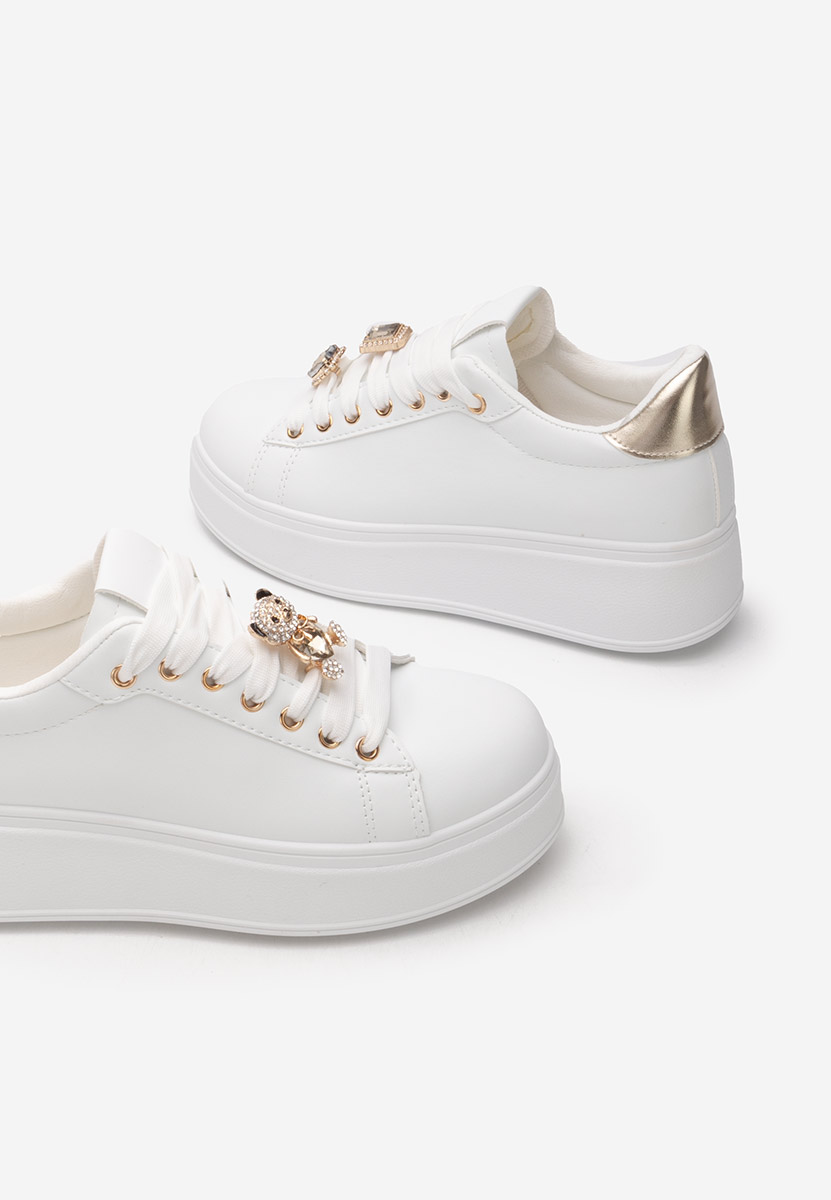 Sneakers con plateau Ralia bianchi