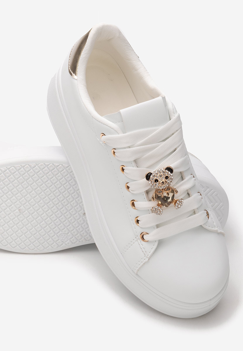 Sneakers con plateau Ralia bianchi