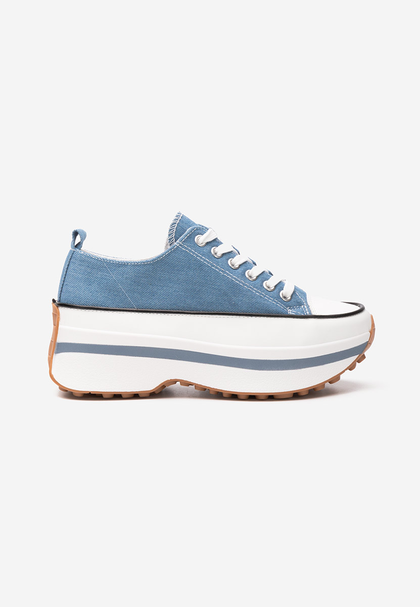 Scarpe da ginnastica con piattaforma Cathleen denim