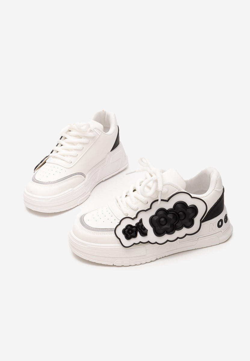 Sneakers con zeppa Sindy bianchi