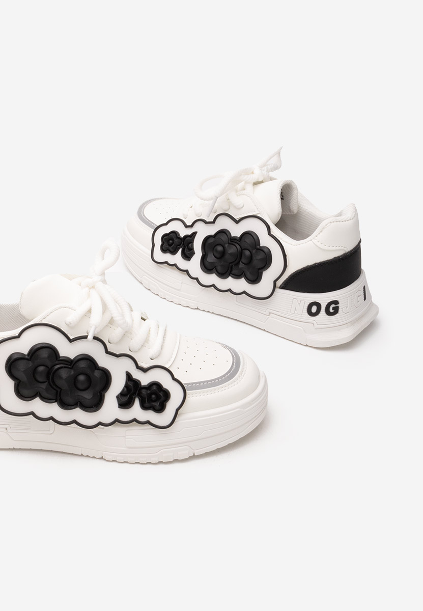 Sneakers con zeppa Sindy bianchi