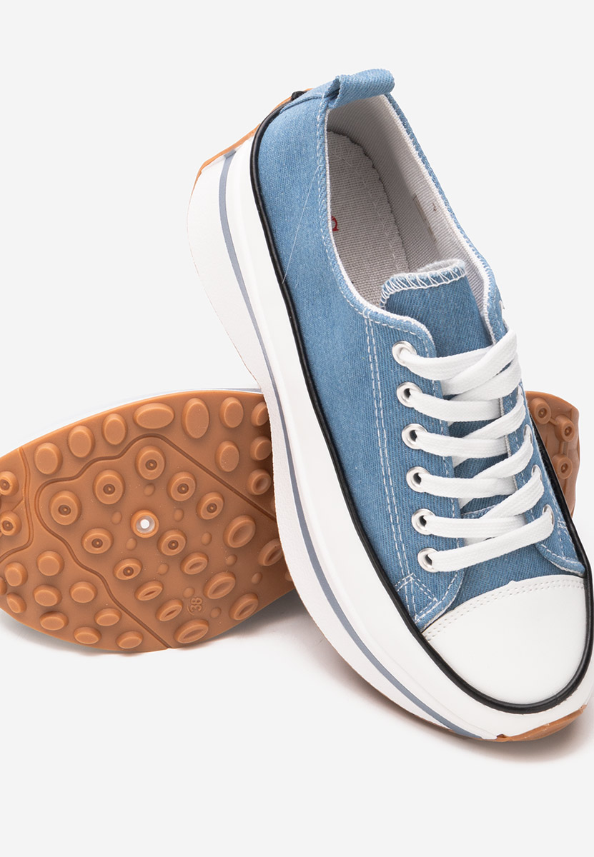 Scarpe da ginnastica con piattaforma Cathleen denim