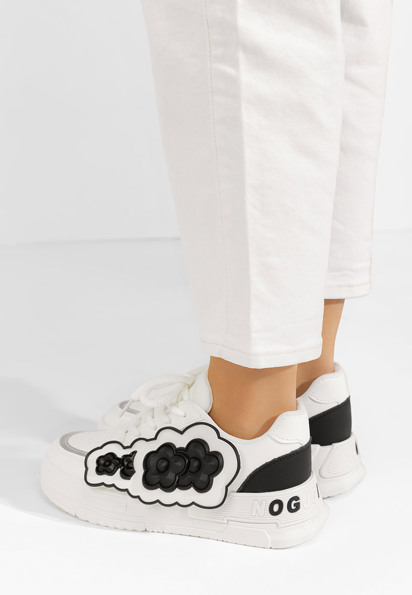 Sneakers con zeppa Sindy bianchi