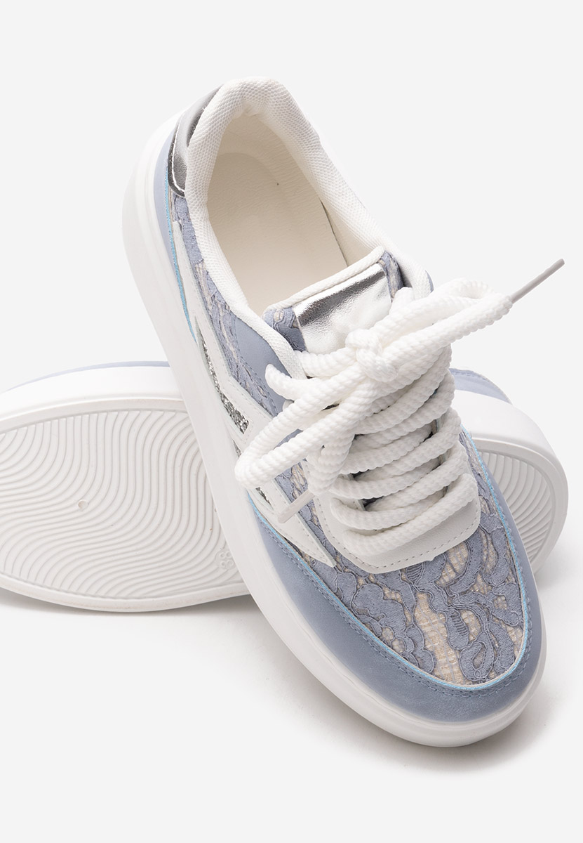 Sneakers con zeppa Dayla blu