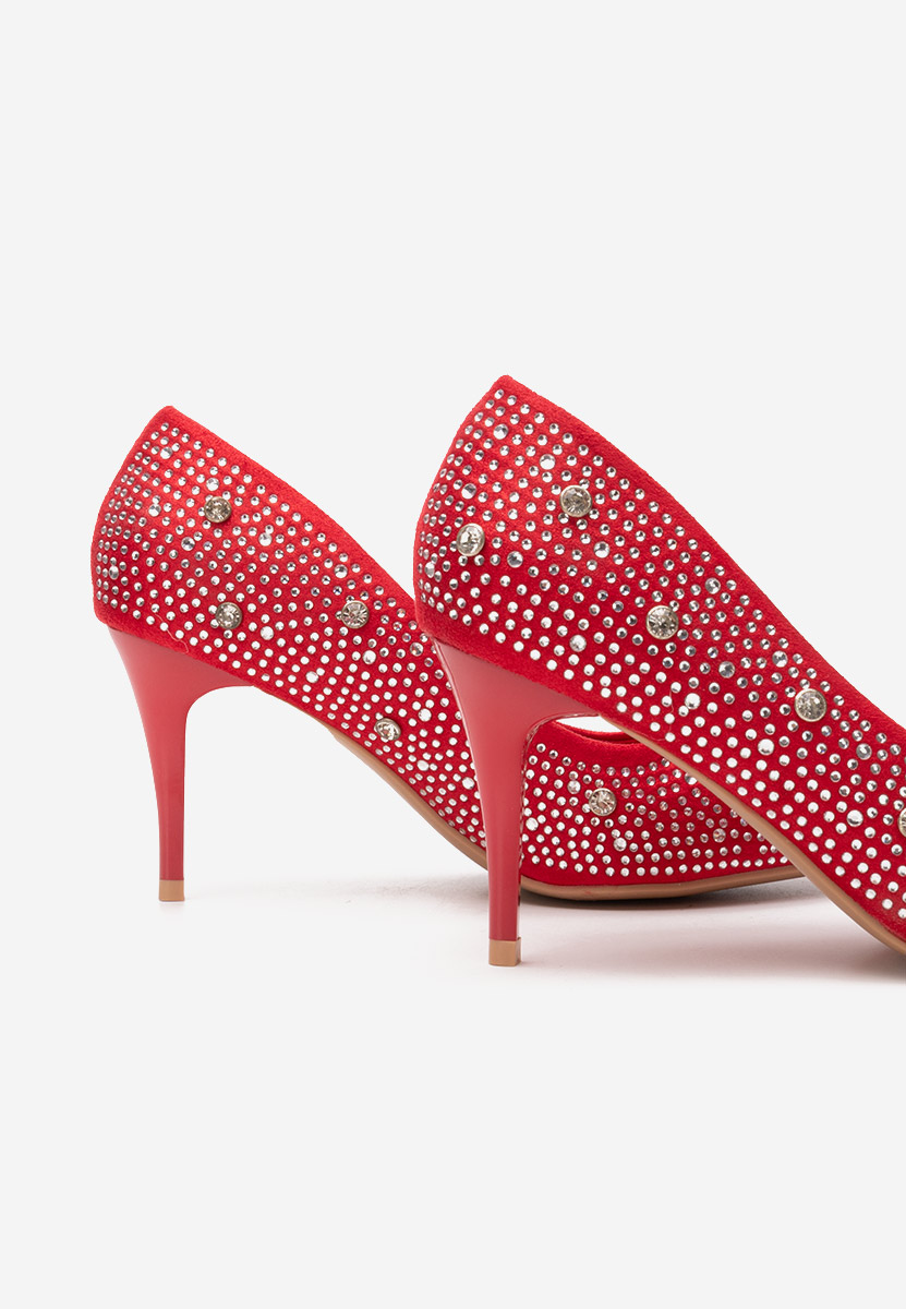 Décolleté tacco a spillo Tereasa rosso