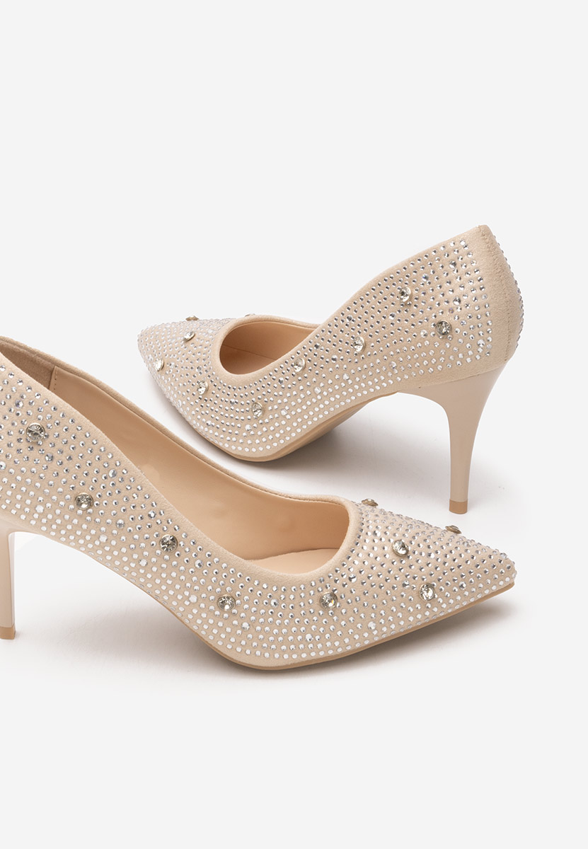 Décolleté tacco a spillo Tereasa beige