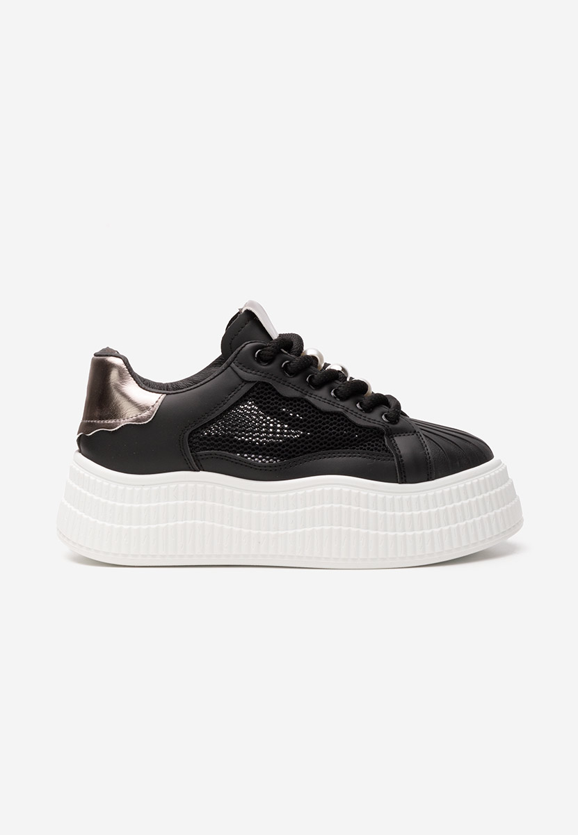 Sneakers con zeppa Particia nero