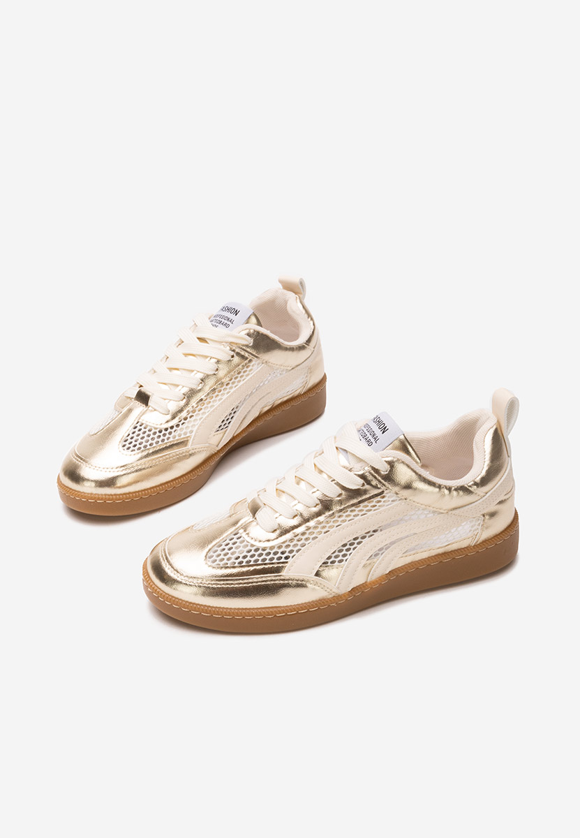 Sneakers donna Leonarda oro