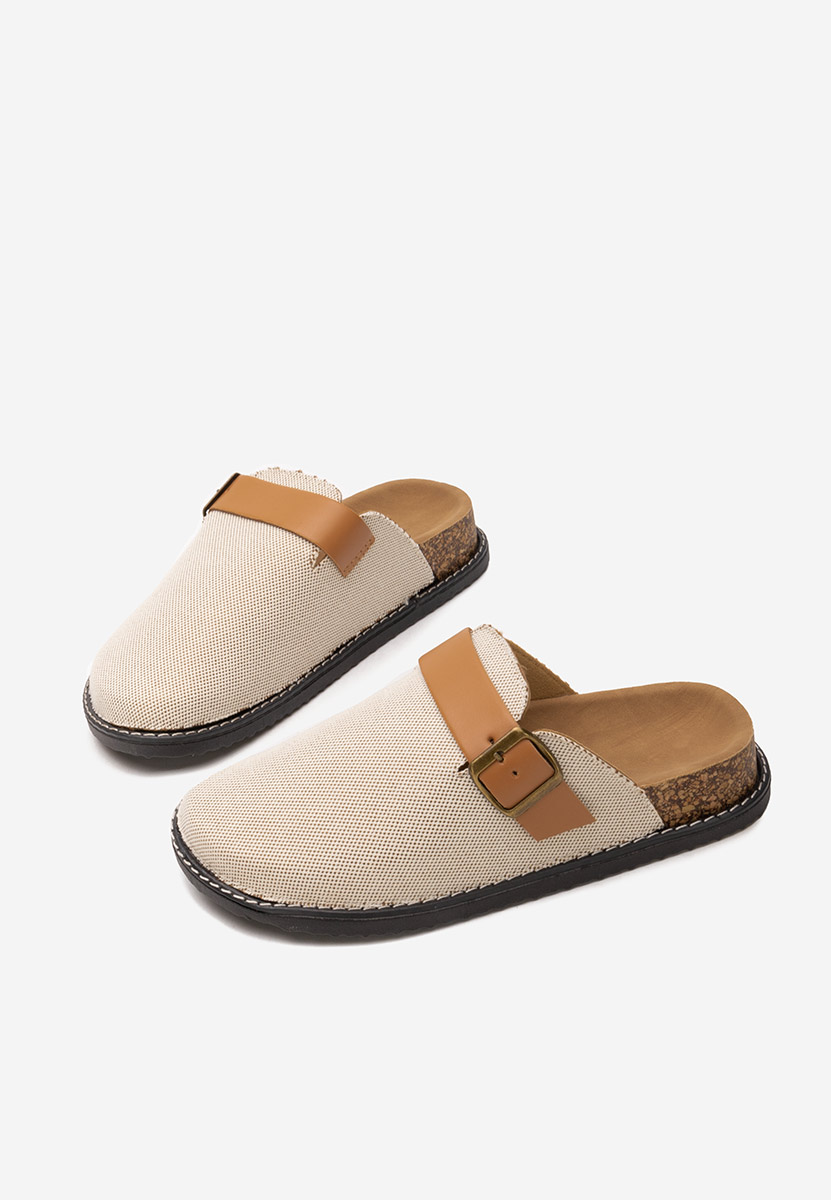 Zoccoli donna Pamela beige