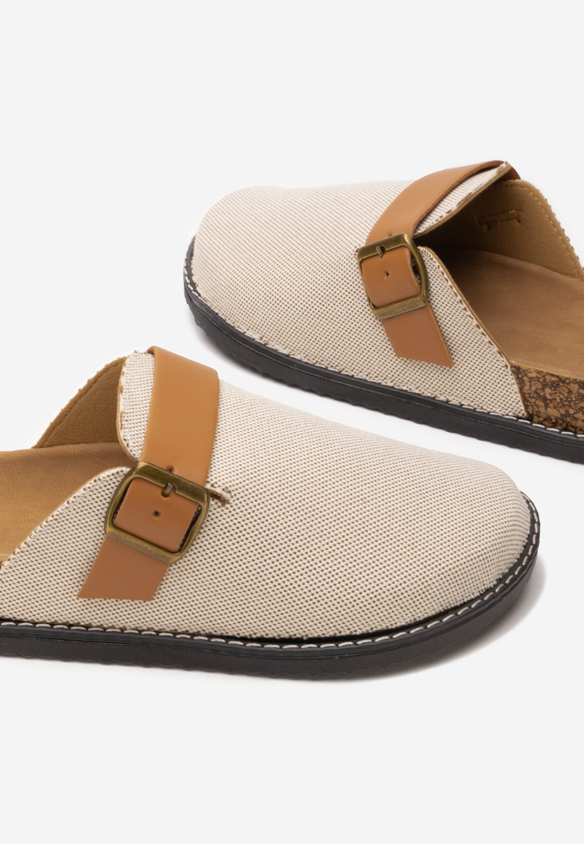 Zoccoli donna Pamela beige