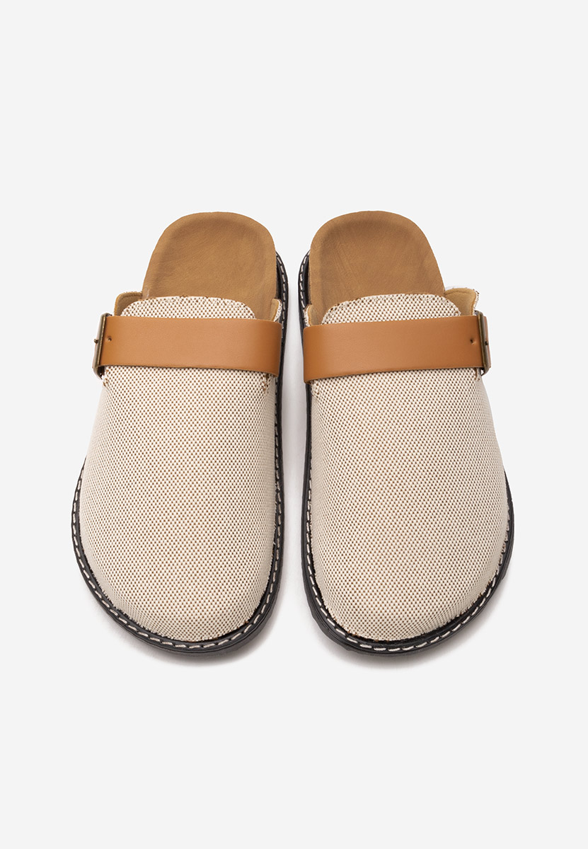 Zoccoli donna Pamela beige
