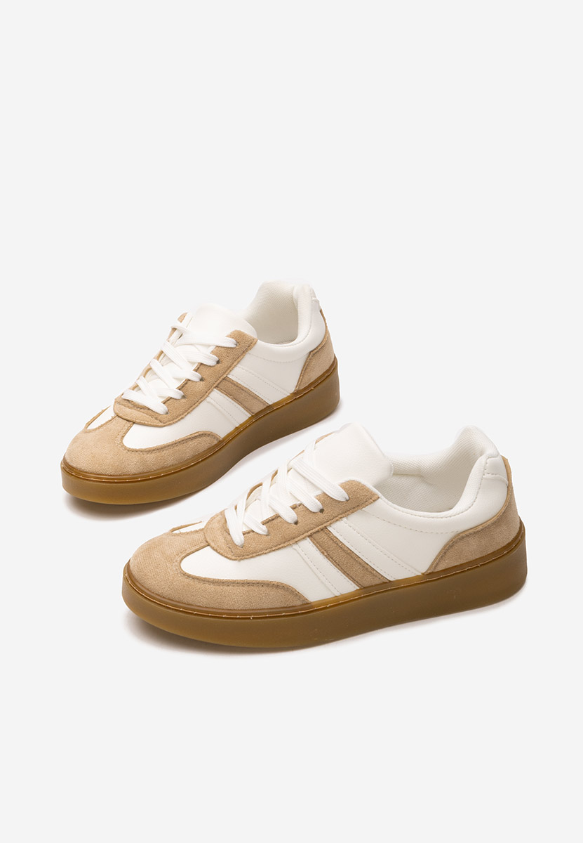 Sneakers donna Christiana beige