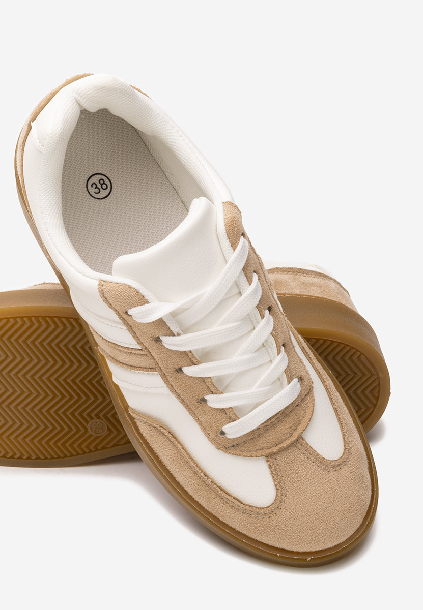 Sneakers donna Christiana beige