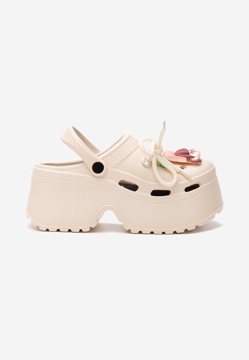 Ciabbate con zeppa Sheryl beige