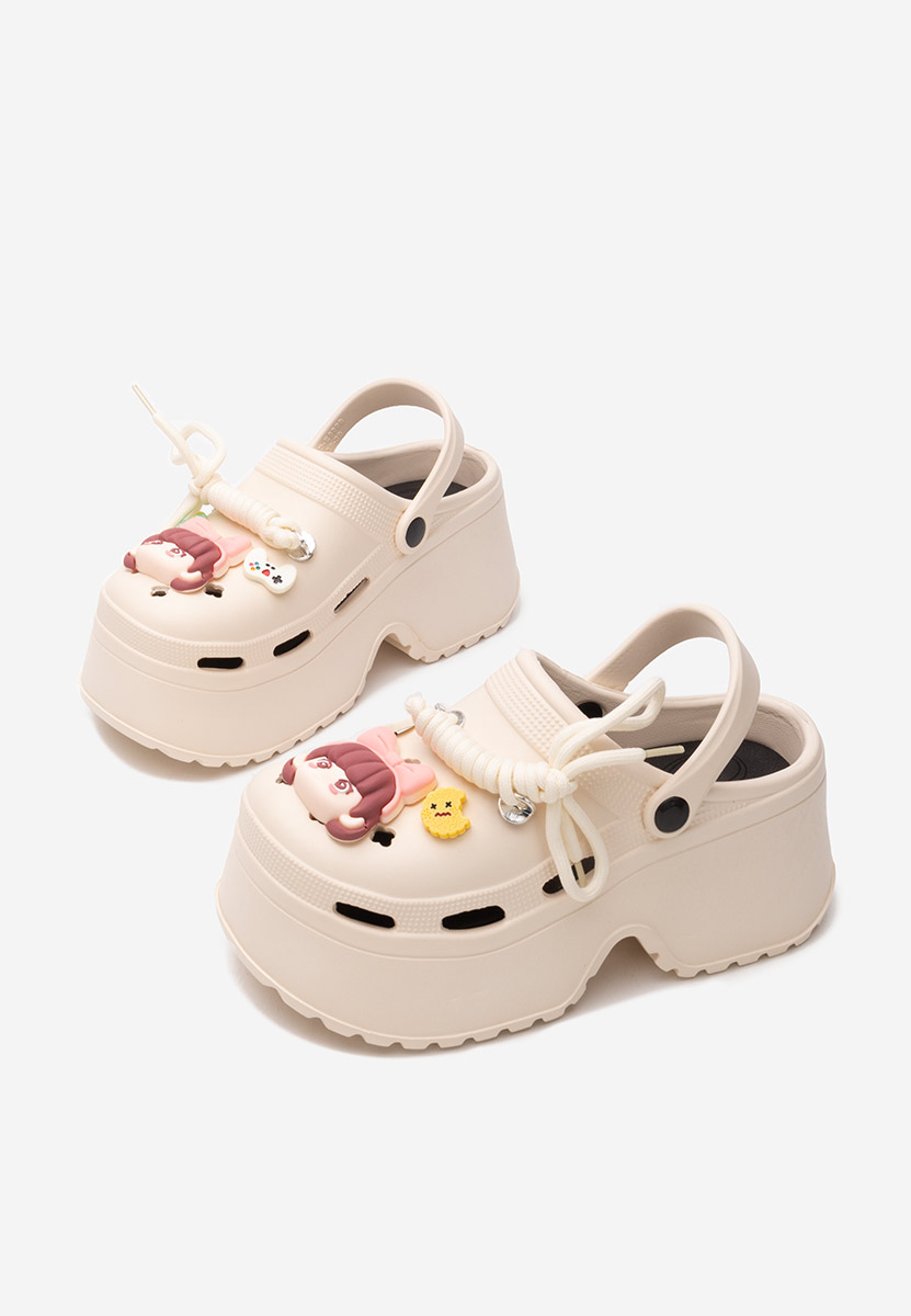 Ciabbate con zeppa Sheryl beige