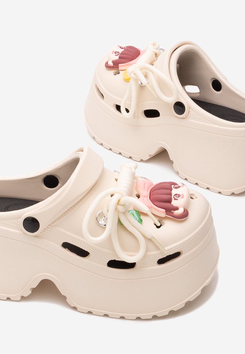 Ciabbate con zeppa Sheryl beige