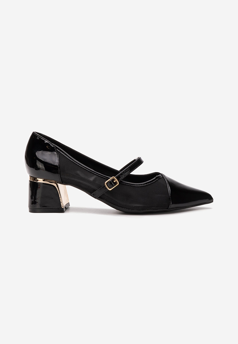 Décolleté tacco largo Lauralee nero