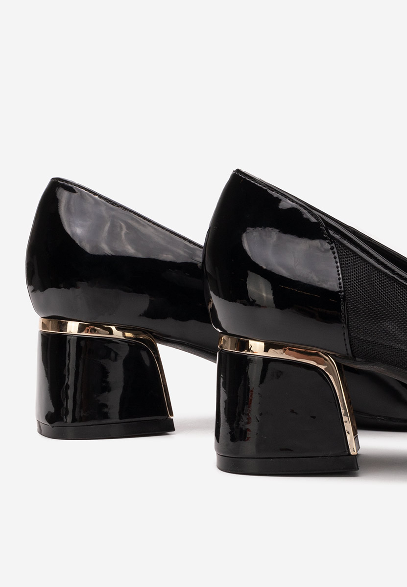 Décolleté tacco largo Lauralee nero