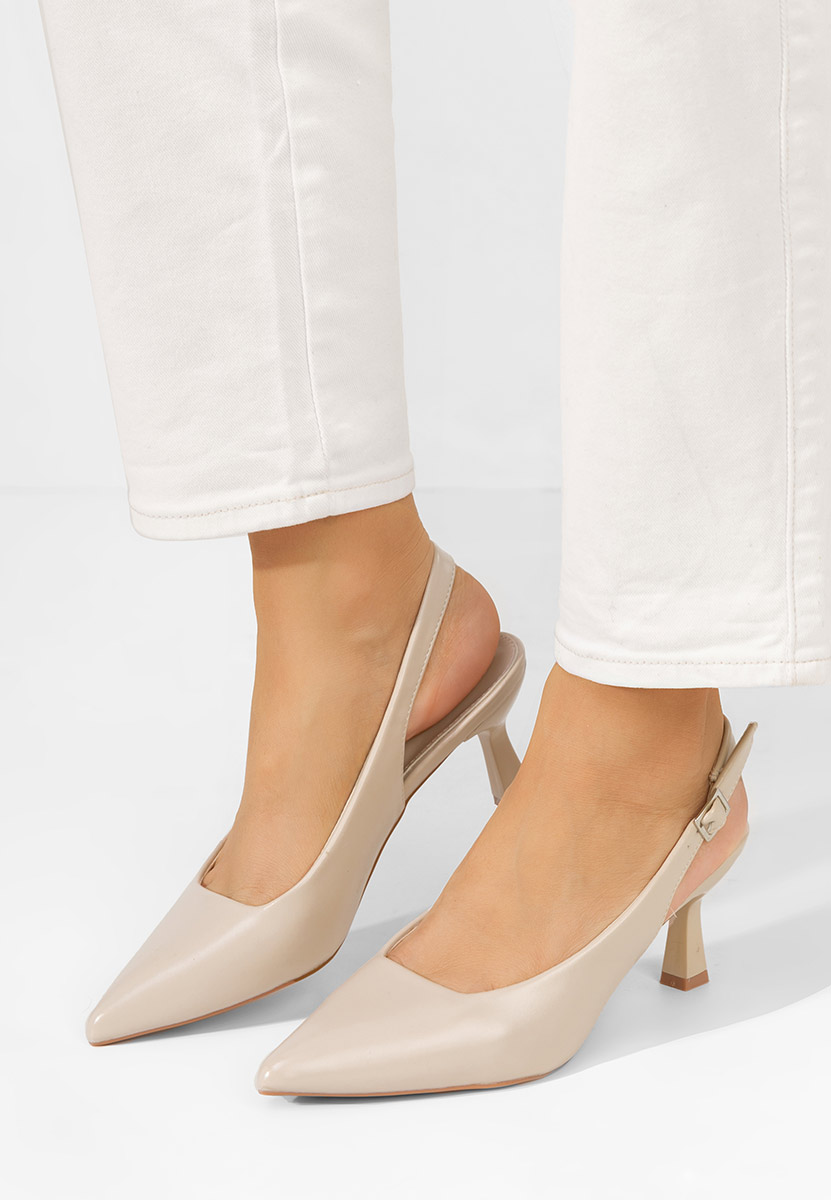 Décolleté Slingback Lynelia beige