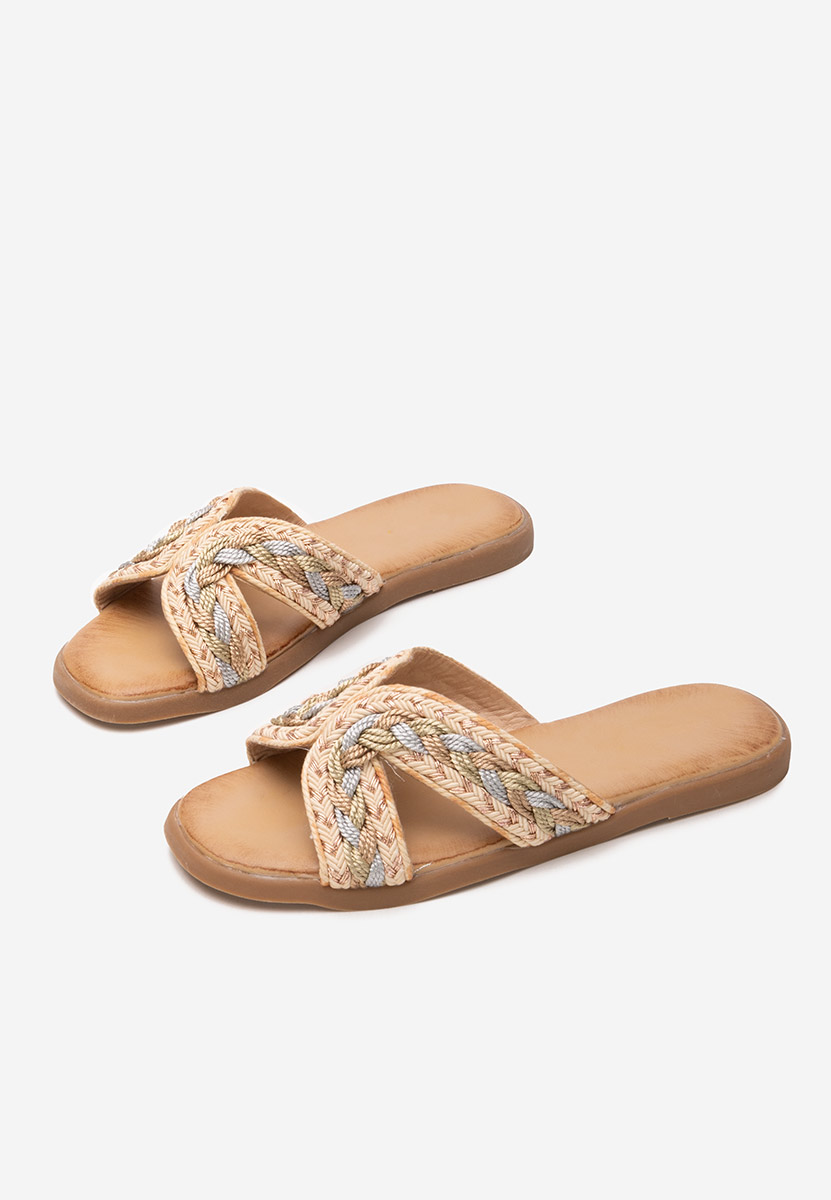 Ciabatte donna Alaina champagne