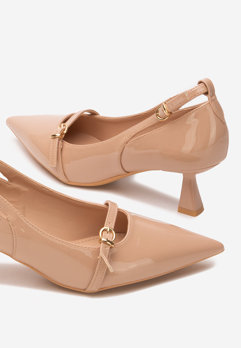 Décolleté tacco a spillo Surie beige