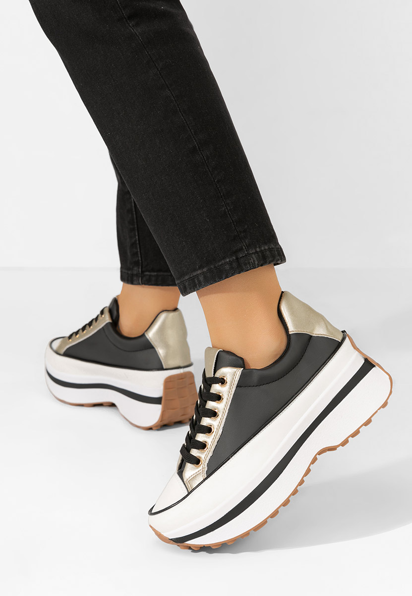 Sneakers con plateau Lavenia nero