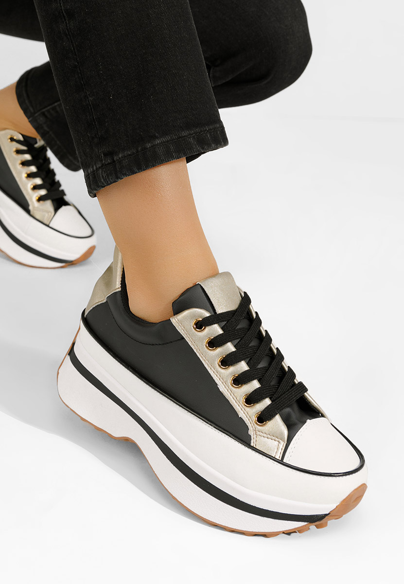 Sneakers con plateau Lavenia nero