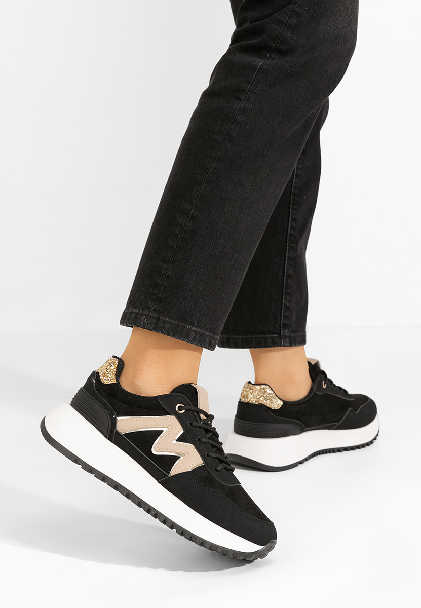 Sneakers con zeppa Ahri nero