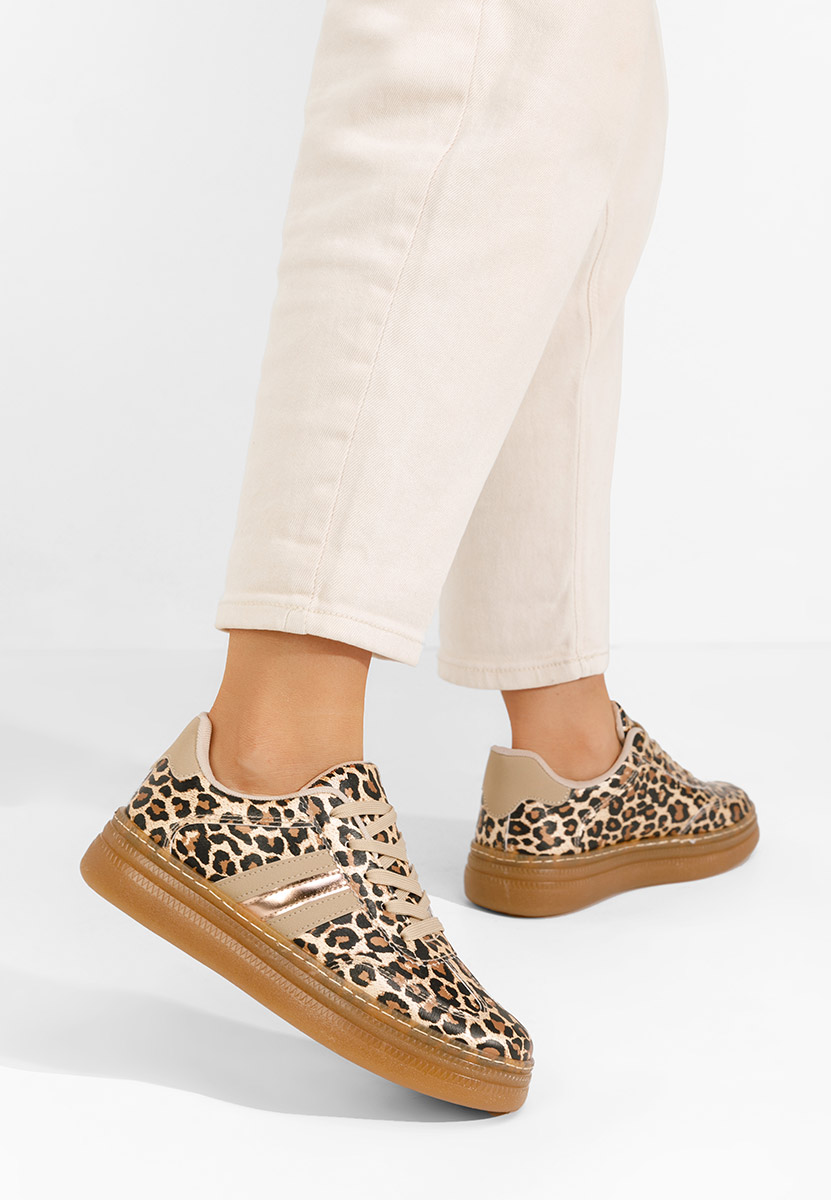 Sneakers donna Leonas leopardi