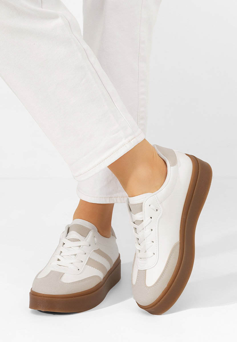 Sneakers donna Namy beige