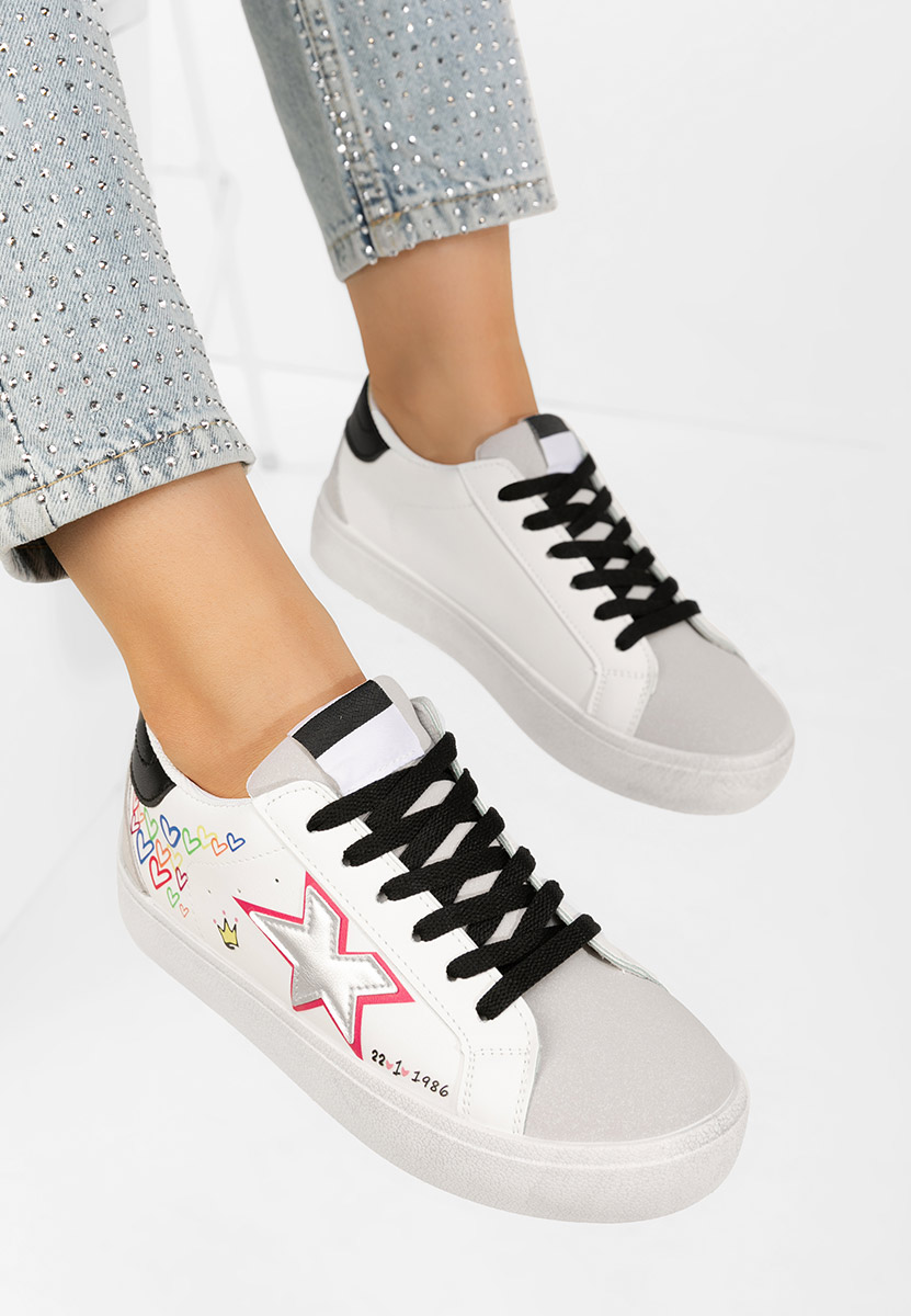 Scarpe da ginnastica donna Williamira bianchi