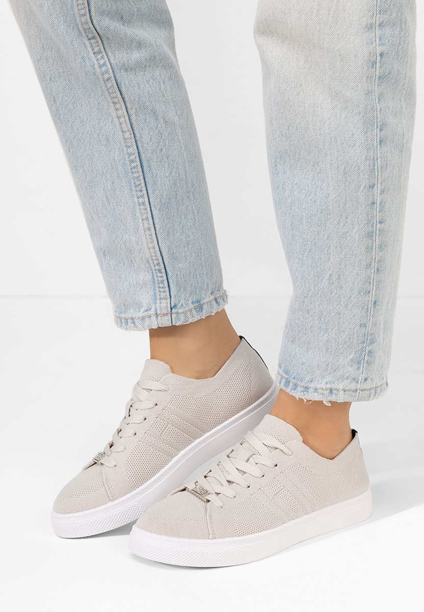 Scarpe da ginnastica donna Genoveva beige